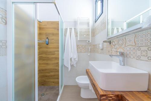 Koupelna v ubytování Hotel Nuova Medusa Rimini