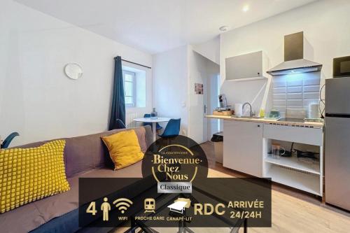 Appartement cosy près de la gare - 4 pers - Nr1