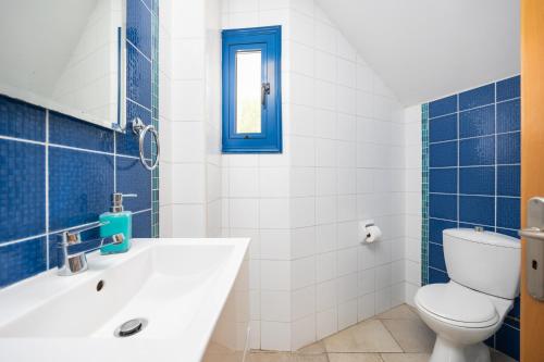 Koupelna v ubytování Villa Poseidonas
