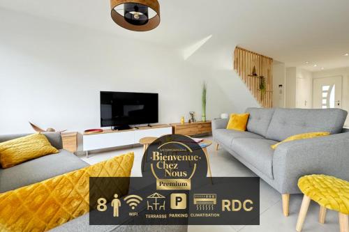 Maison 8 couchages Parking Extérieur,Climatisation -Mesange