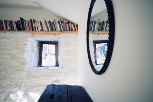 Knihovna v bed and breakfast