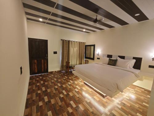 Kiom cottages and homestayにあるベッド