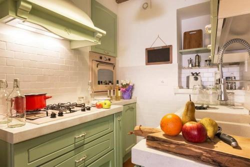 Kuchyň nebo kuchyňský kout v ubytování B&B I Tre Camini