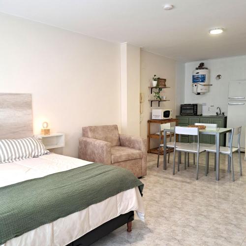 Khu vực ghế ngồi tại Apartamento Caseros