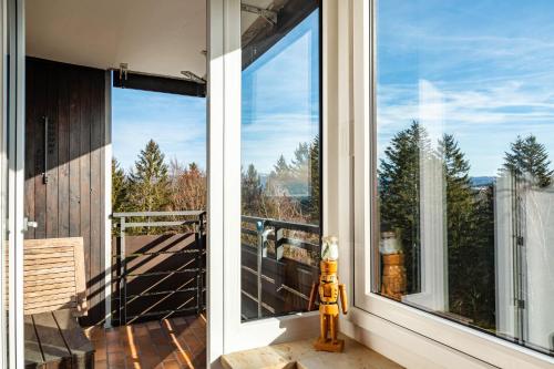 Μπαλκόνι ή βεράντα στο Wohnung Fuchsenstein-Foxy