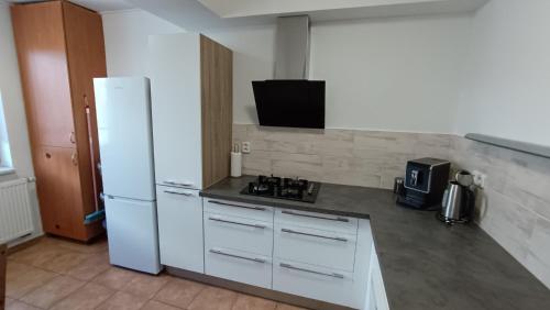 Η κουζίνα ή μικρή κουζίνα στο Apartmány Svítkov 79