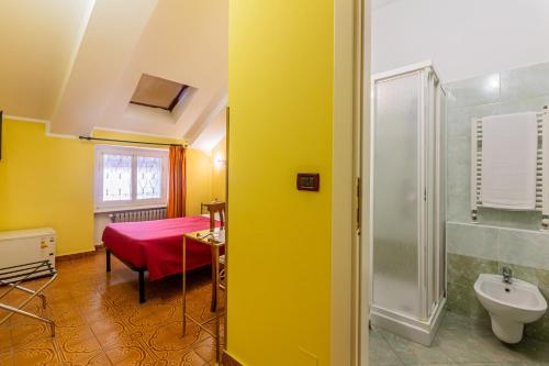 Koupelna v ubytování Hotel Principi D'Acaja