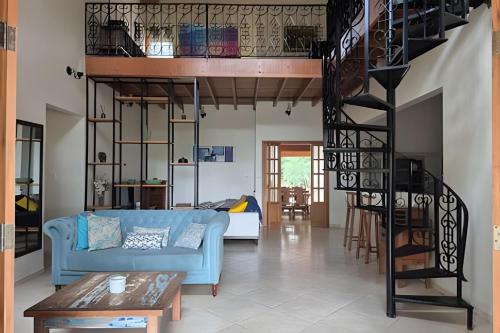 Posezení v ubytování Refúgio de Lazer e Conforto