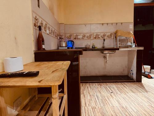 Køkken eller tekøkken på Casa de huéspedes