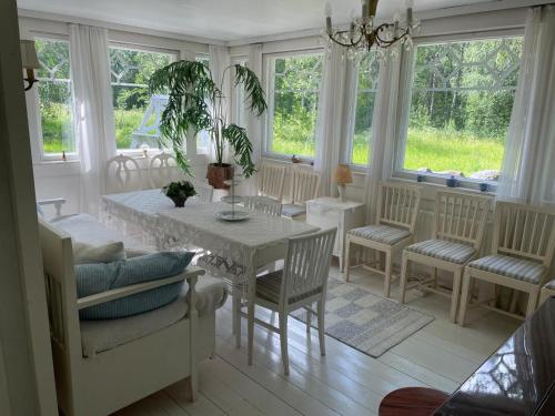 Et opholdsområde på Piennarpää Cottage