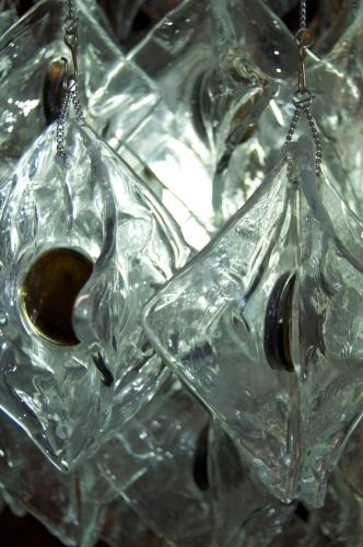 a glass bird pendant on a piece of plastic at Hotel Schönbrunn in Merano