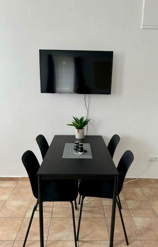 TV a/nebo společenská místnost v ubytování Hotel Vincent