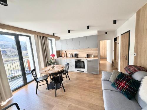 Η κουζίνα ή μικρή κουζίνα στο Apartmán Bôry Terchová