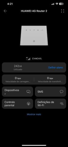 a screenshot of the edit dialog box of a cell phone at Pensão Rilda Montrond in Portela
