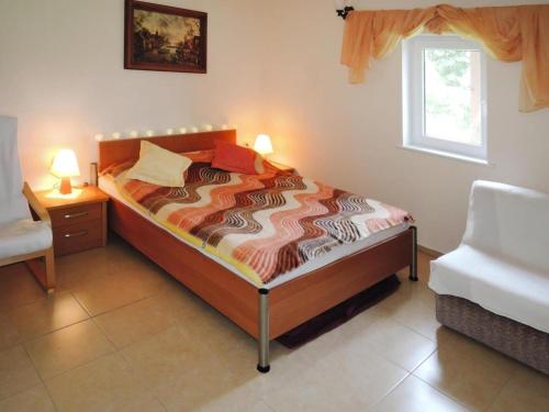 Ένα ή περισσότερα κρεβάτια σε δωμάτιο στο Holiday Home in Kolczewo near Baltic Beaches