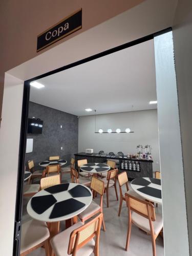 Кухня или мини-кухня в Hotel Tocantins
