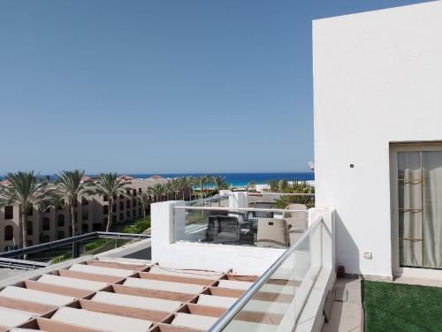 Almaza bay hotel apartment sea view