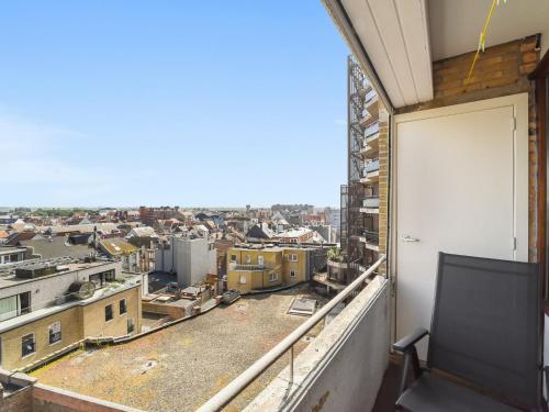 Balkoni atau teres di Modern 2-bedroom flat with sea views