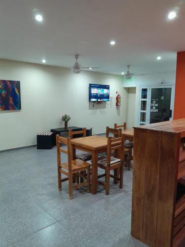 TV/Unterhaltungsangebot in der Unterkunft Hotel Complejo Del Carmen San Bernardo