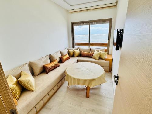 Posezení v ubytování Appartements face a la mer