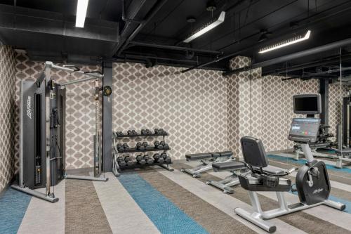 Фитнес-центр и/или тренажеры в Aloft Chicago Schaumburg