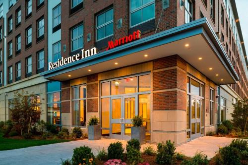 a rendering of the front of a hotel at Residence Inn by Marriott Boston Needham in Needham