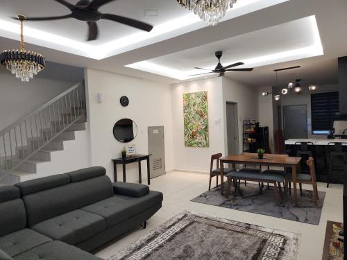 Χώρος καθιστικού στο PD 4R5B D'Serambi Homestay