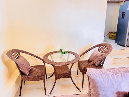 Ruang duduk di Kiv haven homes, 1 bedroom KEMRI