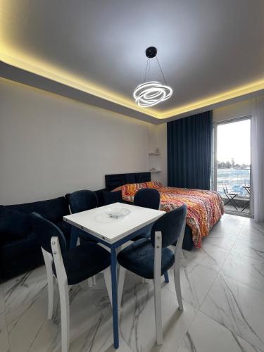 Predel za sedenje v nastanitvi Iris Apartment