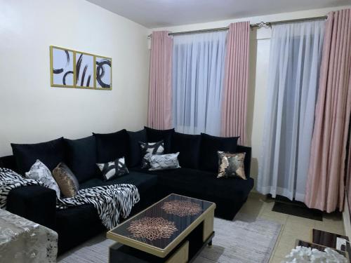 Χώρος καθιστικού στο The Trendy Terrace, Kamakis