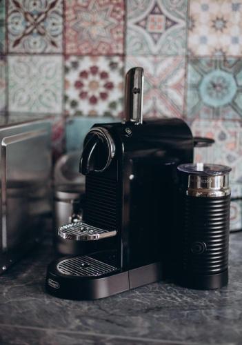 a black camera sitting on top of a counter at Anna Louise in Sondershausen