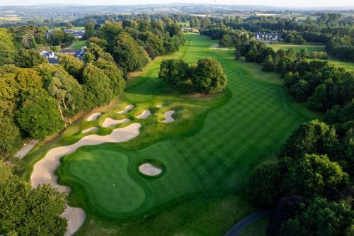 an aerial view of a golf course at Mount Juliet Estate, Autograph Collection in Thomastown