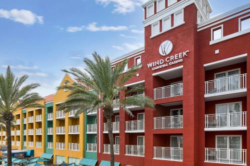 a rendering of the wind creek hotel at Renaissance Wind Creek Curacao Resort in Willemstad