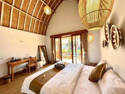 Katil atau katil-katil dalam bilik di Samula Uluwatu