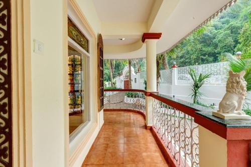Balkoni atau teres di Baagh House Villa