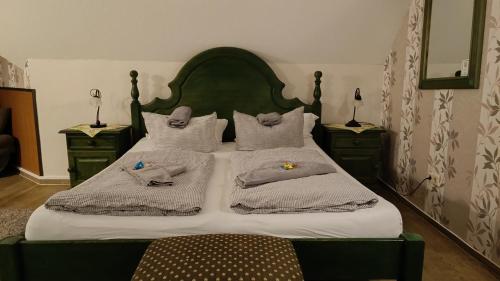 Кровать или кровати в номере Hotel Villa Alice