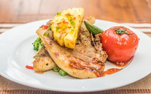 Comida en el hotel o alrededores