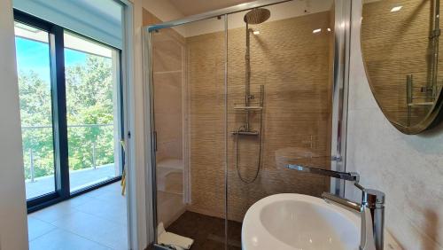 Koupelna v ubytování Villa Verna Agriresort