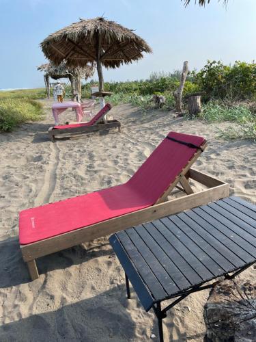 Playa en o cerca de del camping