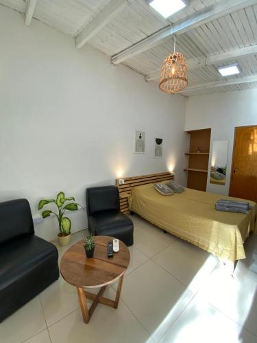 Un lugar para sentarse en Posada El Ceibo