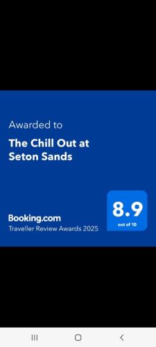 a screenshot of the chill out screen on a cell phone at Chill Out at Seton Sands in Port Seton