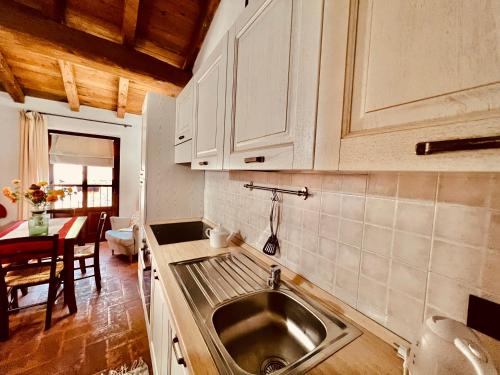 A kitchen or kitchenette at Agriturismo Montagna Verde Apella