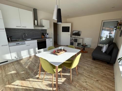 Kuchyň nebo kuchyňský kout v ubytování Schöne Ferienwohnung in Windischgarsten