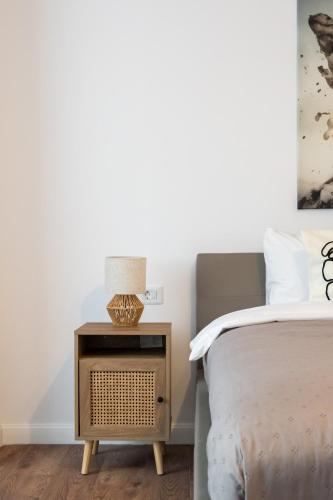 Ένα ή περισσότερα κρεβάτια σε δωμάτιο στο Pop Up ApartHotel