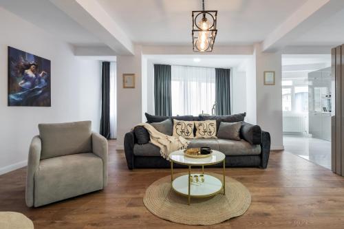Χώρος καθιστικού στο Pop Up ApartHotel