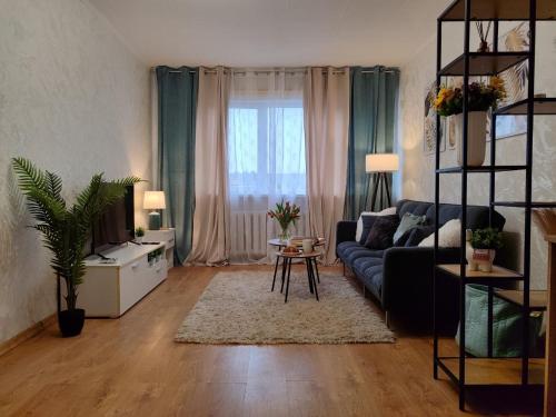 Posezení v ubytování Narva Vahtra Apartment