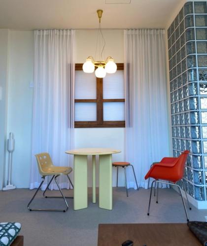 a dining room with a table and chairs at Stay D in Goseong