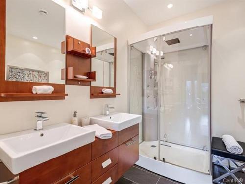 Koupelna v ubytování Condo-hôtel Le Champlain - Condo103 Bromont