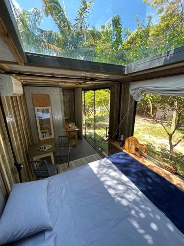 Postel nebo postele na pokoji v ubytování Tree House