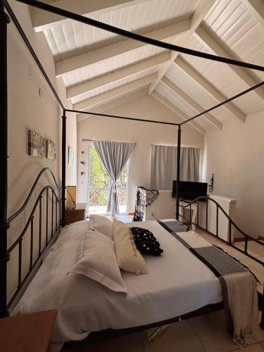 Ένα ή περισσότερα κρεβάτια σε δωμάτιο στο Casa Cariló - Pet friendly, Cambicha Encantada